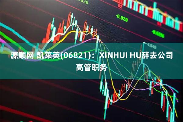 源顺网 凯莱英(06821)：XINHUI HU辞去公司高管职务