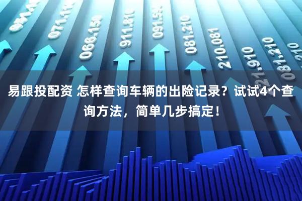 易跟投配资 怎样查询车辆的出险记录？试试4个查询方法，简单几步搞定！