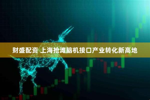 财盛配资 上海抢滩脑机接口产业转化新高地